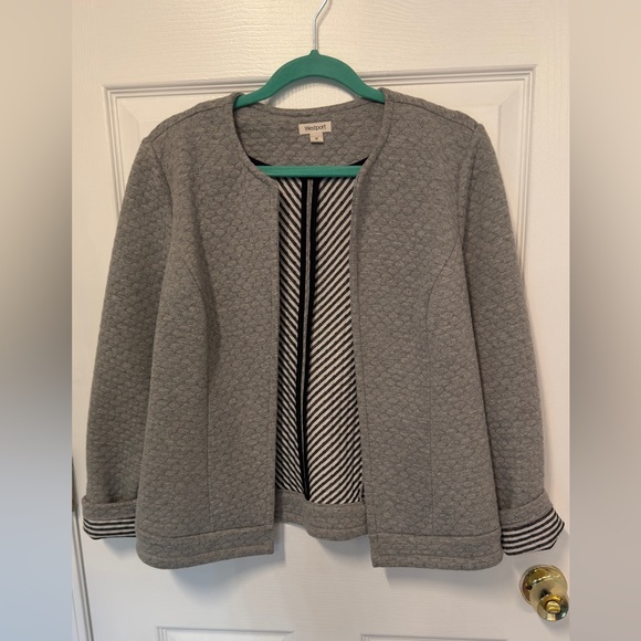 Westport quilted Blazer size M - grey - Picture 6 of 8